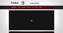 Desktop Screenshot of paksol.pl